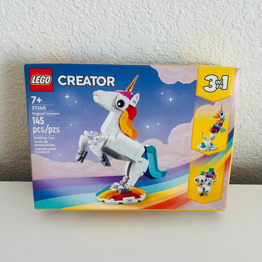 LEGO Creator 3-in-1 Magical Unicorn 31140 145 Pieces